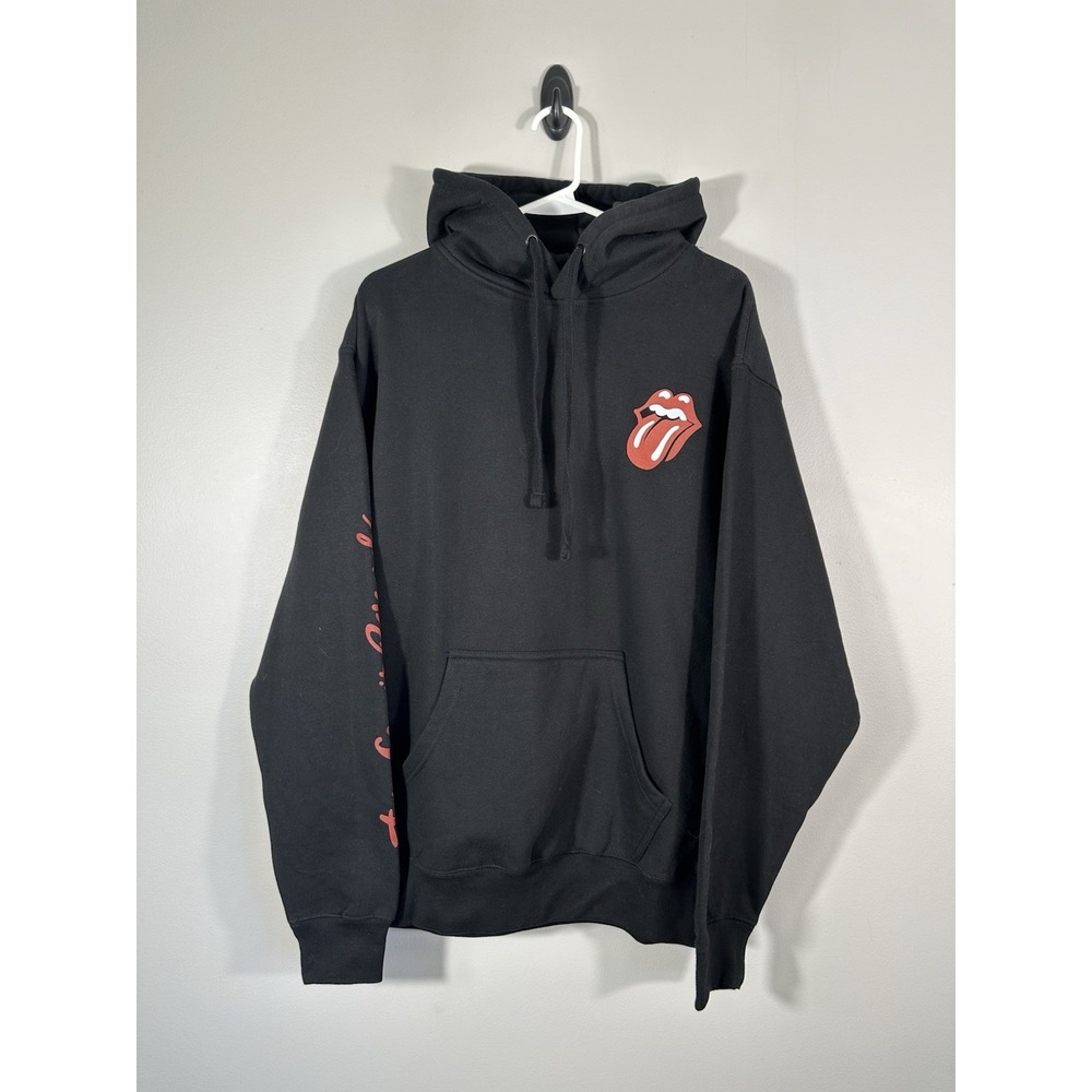 Teton Gravity Research Rolling Stones Hoodie Mens Medium‎ Back Sweatshirt